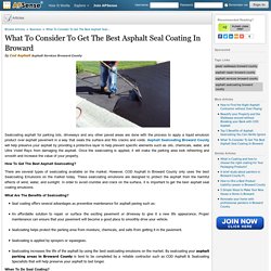 Get The Best Asphalt Sealcoating Broward County - Cod Asphalt