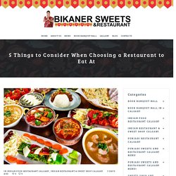 Punjabi Sweets and Restaurant Calgary Menu