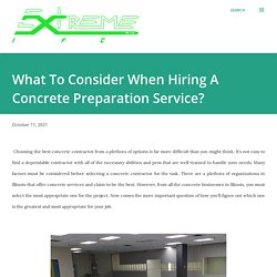 Best Concrete Contractor With The Best Concrete Preparation In Atlanta