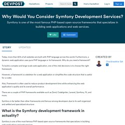 How Symfony Is a Favorable Choice for Making Complex Web Applications Faster?