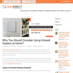 Why You Should Consider Using Infrared Heaters at Home?
