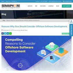 Reasons Why One Should Consider Offshore Software Development