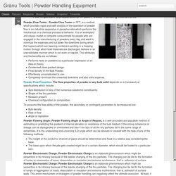 Powder Handling Equipment: Few Important Considerations In Bulk Powder Handling Instruments