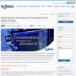 Mobile Design: Considerations Throughout the UI Design Process