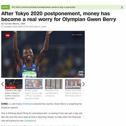 Without the 2020 Games, Olympian Gwen Berry is considering unemployment
