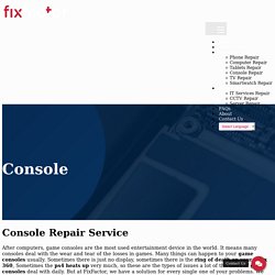 Console - FixFactor