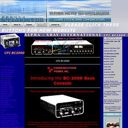 CPI BC2000 Base Console for CPI BC2000 CB Radio Base Station by Communications Power Inc.