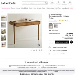 Bureau console, vintage, colas La Redoute Interieurs