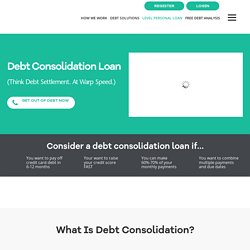 Debt Consolidation Loan - Level Financing