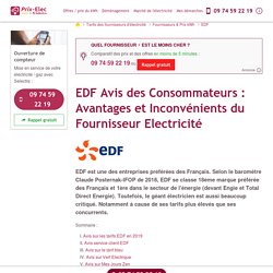 EDF Avis des Consommateurs : Avantages et Inconvénients du Fournisseur Electricité
