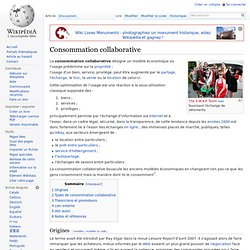 Consommation collaborative