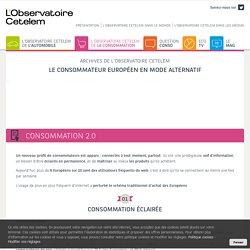 Consommation 2.0 - L'Observatoire Cetelem