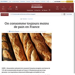 On consomme toujours moins de pain en France