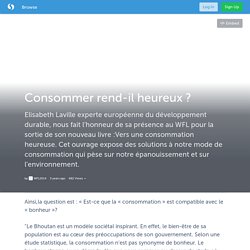 Consommer rend-il heureux ? (with image) · WFL2014