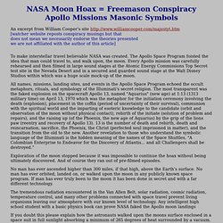 New World Order Conspiracy Illuminati Mason Freemason NASA Moon Mars Apollo Lucifer Antichrist Conspiracy