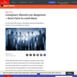 Conspiracy theories are dangerous—here’s how to crush them - Open Future