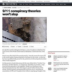 9/11 conspiracy theories won't stop - CBS News - CometBird