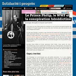 Le Prince Philip, le WWF et la conspiration bénédictine