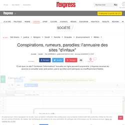 L'express recense des sites "d'infaux"