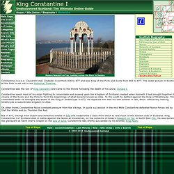 nstantine I Feature Page on Undiscovered Scotland