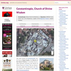 Constantinople, Church of Divine Wisdom