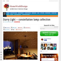 Starry Light - constellation lamp collection