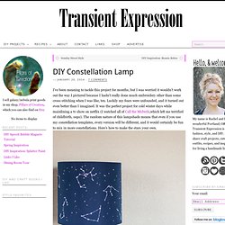 DIY Constellation Lamp