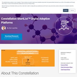 Constellation ShortList™ Digital Adoption Platforms