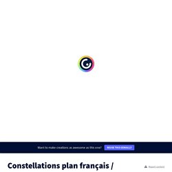 Constellations plan français &#x2F; maths by nicolas.pinel on Genially