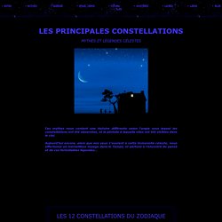 Les constellations - Les légendes célestes