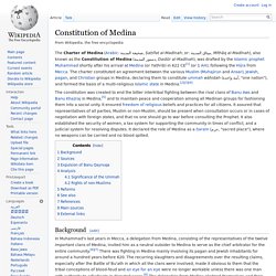 Constitution of Medina