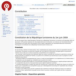 Constitution - OpenTunisia