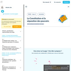 En quoi la séparation des pouvoirs favorise-t-elle les libertés politiques ?