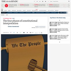 The four phases of constitutional interpretation