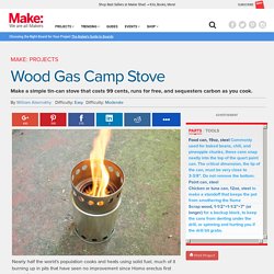 Wood Gas Camp Stove