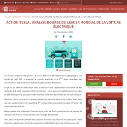 Tesla en Bourse : analyse du 1er constructeur automobile mondial