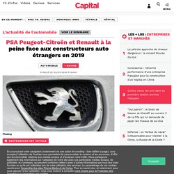 PSA Peugeot-Citroën et Renault à la peine face aux constructeurs auto étrangers en 2019