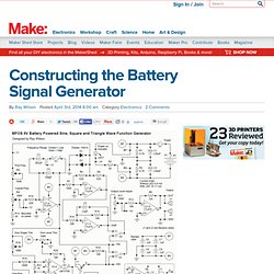 Constructing the Battery Signal Generator