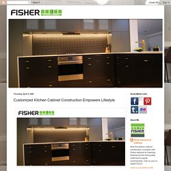Customized Kitchen Cabinet Construction Empowers Lifestyle