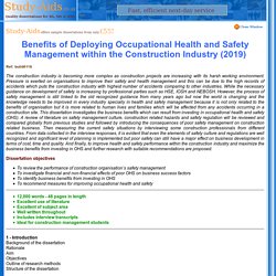 Construction Dissertation