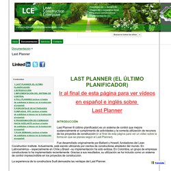 Last Planner - Lean Construction Enterprise