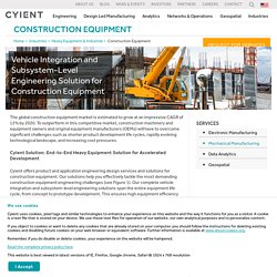 Construction Equipment - Cyient
