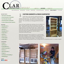 Custom Cabinets & Finish Carpentry