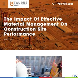 The Impact Of Effective Material Management On Construction Site Performance