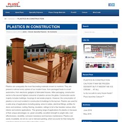 PLASTICS IN CONSTRUCTION - PlussPluss