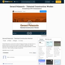 Gerard Palazzolo - Volunteer