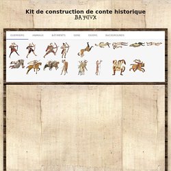 Construction de sa propre tapisserie de Bayeux
