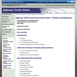 Highway Traffic Noise