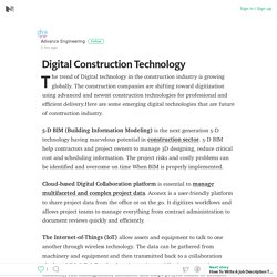 Digital Construction Technology – Medium