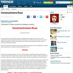 Constructivismo Ruso